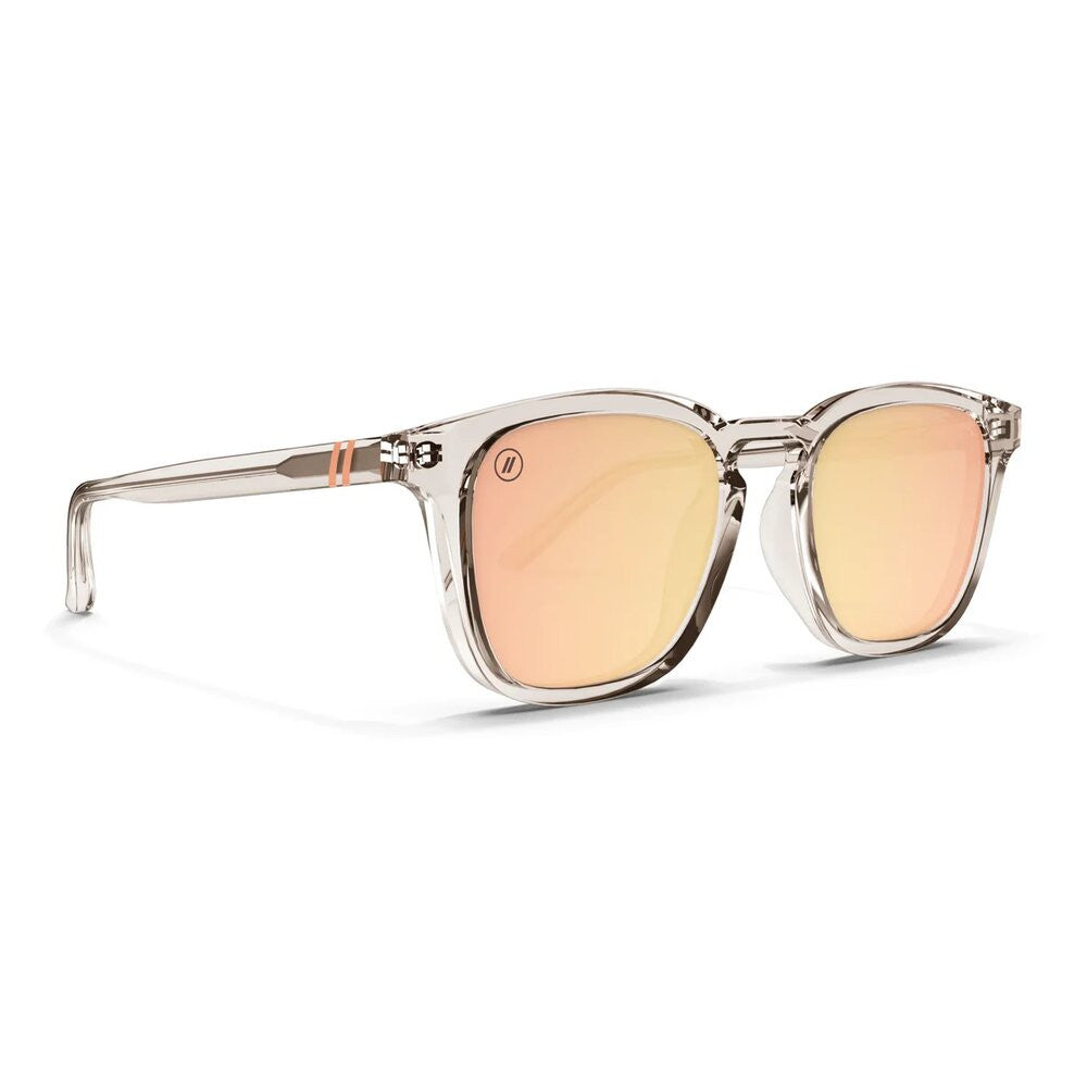 Blenders Sydney Polarized Sunglasses – Sweet Diva - Gloss Crystal Grey Frame/Champagne Mirror