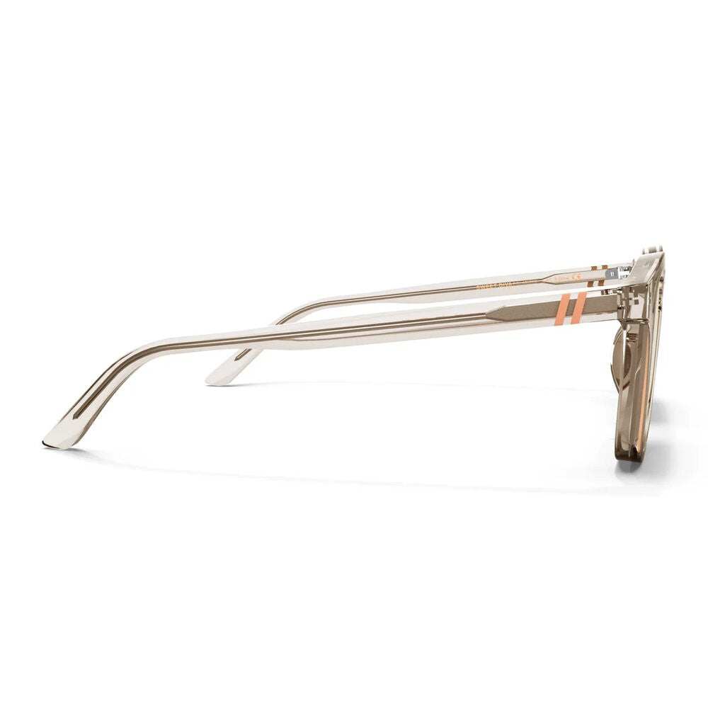 Blenders Sydney Polarized Sunglasses – Sweet Diva - Gloss Crystal Grey Frame/Champagne Mirror