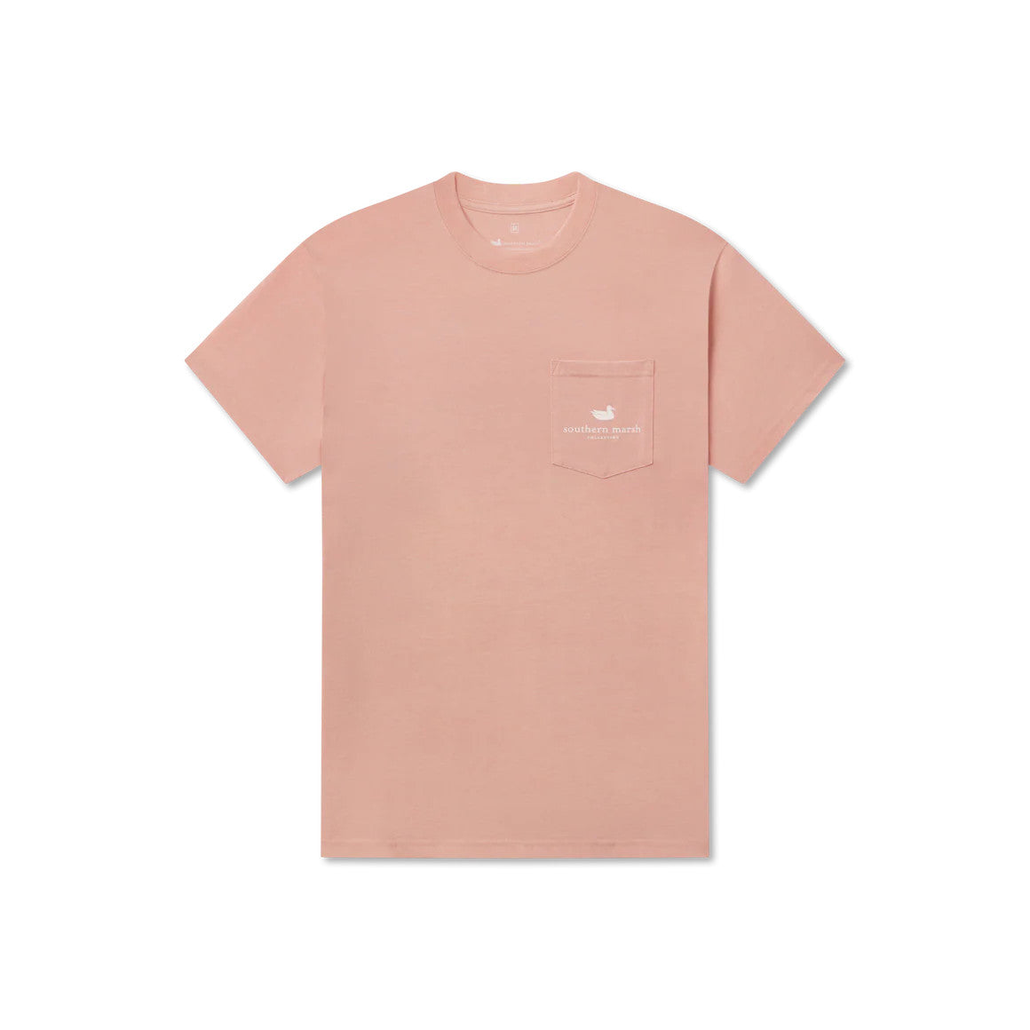 Southern Marsh Men's Seawash Tee - Shake & Release - Salmon