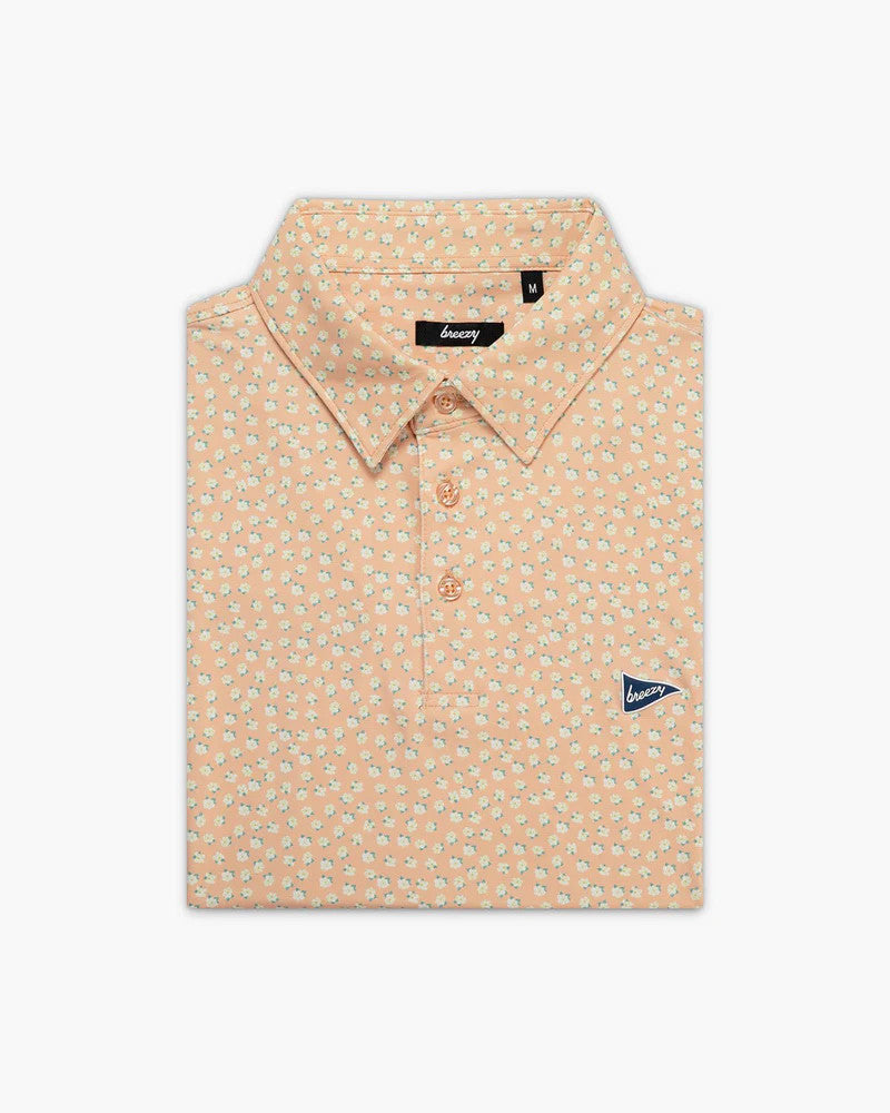 Breezy Golf Men's The Magnolia 3.0 Polo Orange