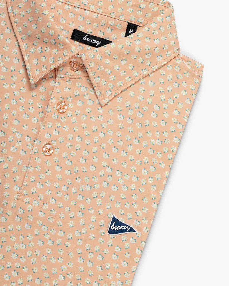 Breezy Golf Men's The Magnolia 3.0 Polo Orange
