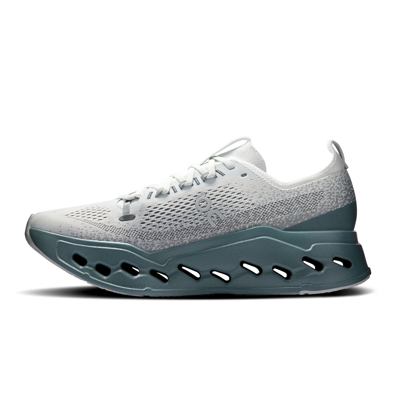 On Running Cloudsurfer Max Men’s Running Shoe-Iceberg/Olive