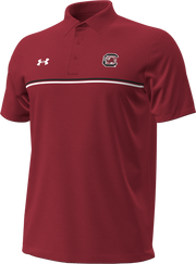 Under Armour USC Chest Stripe Collegiate Polo - Garnet