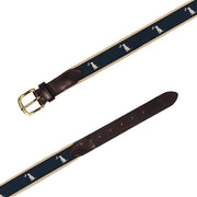 Local Boy Dog & Moon Ribbon Belt