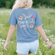 Southernology Women's Cup Runneth Over Tee - Ice Blue