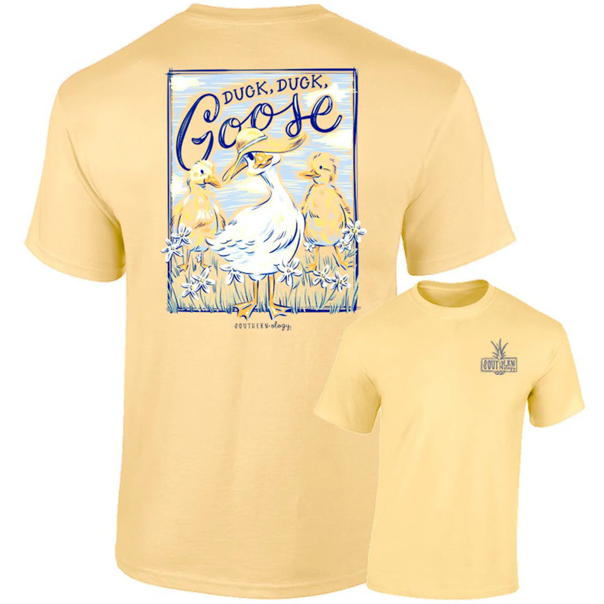 Southernology Women's Duck, Duck, Goose Tee - Butter