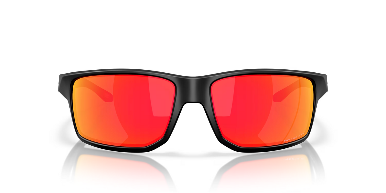 Oakley Gibston XL Sunglasses Matte Black Frame / Prizm Ruby Lenses