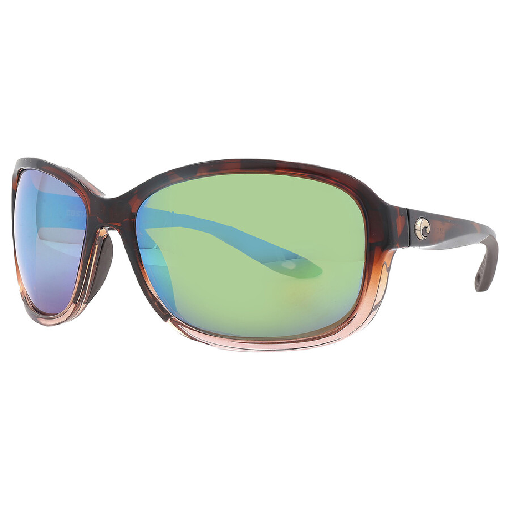 Costa Del Mar Seadrift Sunglasses – Shiny Tortoise Fade/Green Mirror