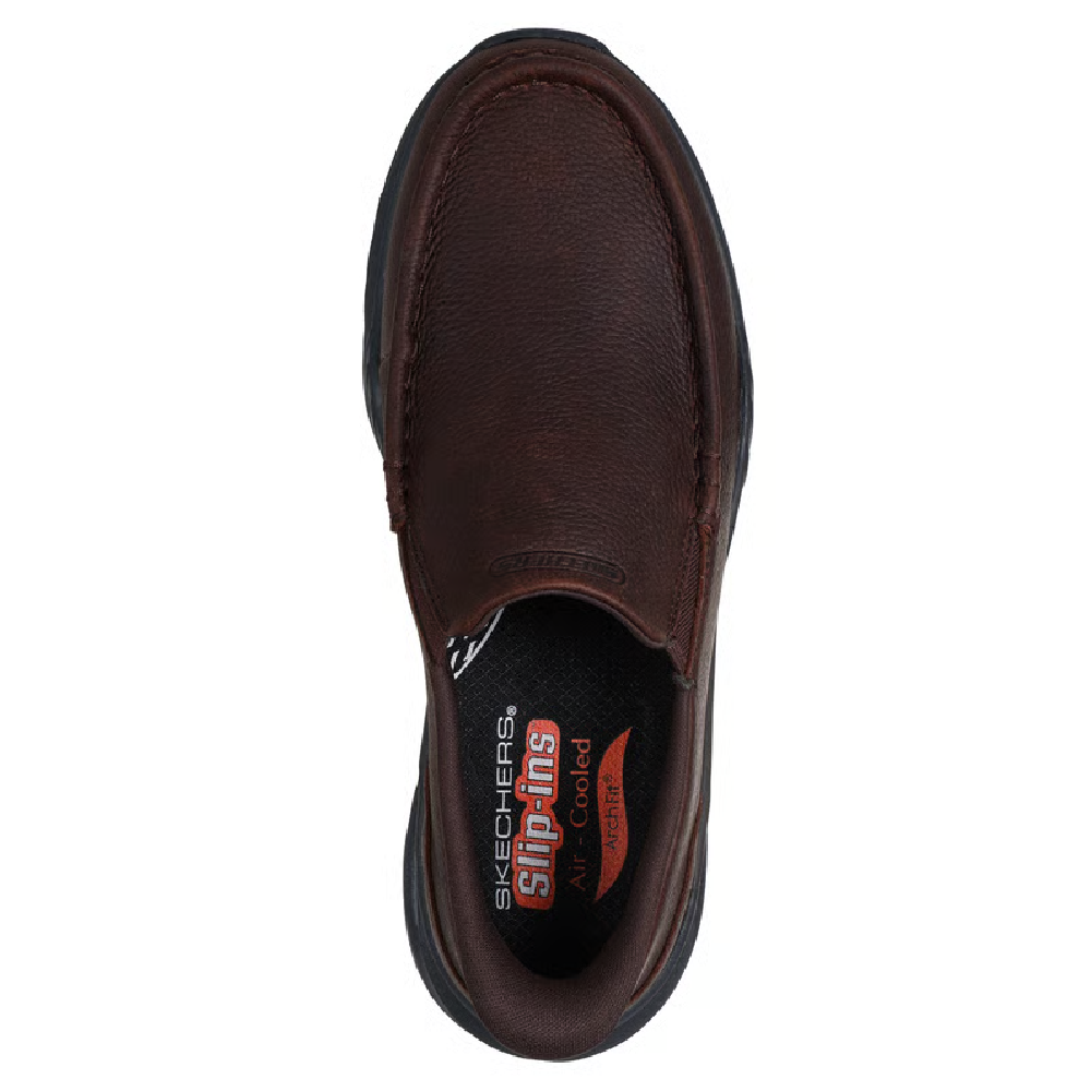 Skechers Men's Arch Fit Orvan Glide Moc Brown