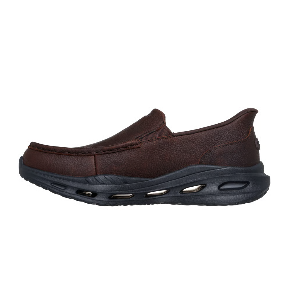 Skechers Men's Arch Fit Orvan Glide Moc Brown