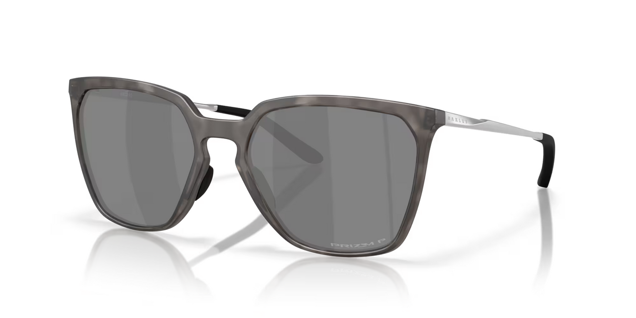 Oakley Sielo Square Sunglasses - Matte Black Tortoise Frame / Prizm Black Lenses