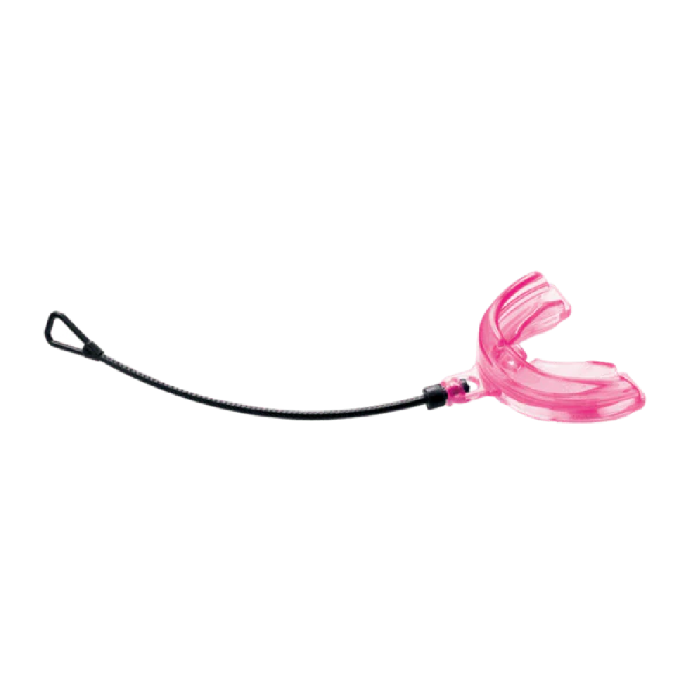 Shock Doctor Youth Braces Mouthguard with Strap - Pink
