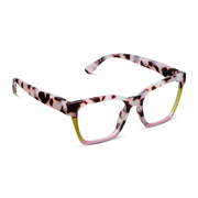 Peepers Birdie — Pink Chai Colorblock Blue Light Readers