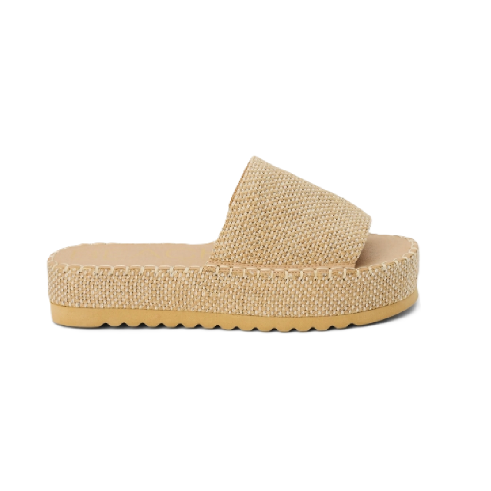 Beach by Matisse Del Mar Platform Sandal - Gold Speckle