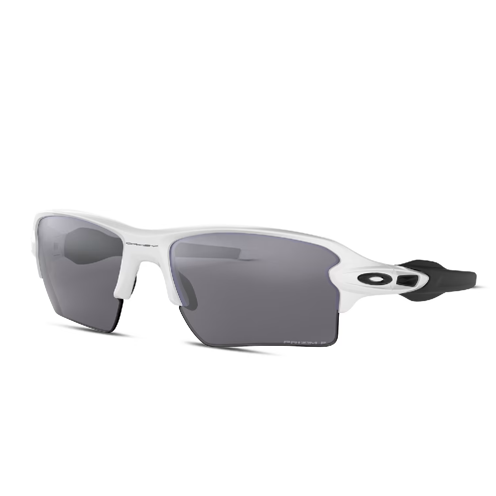 Oakley Flak 2.0 XL – Polished White Frame/Prizm Black Polarized Lens