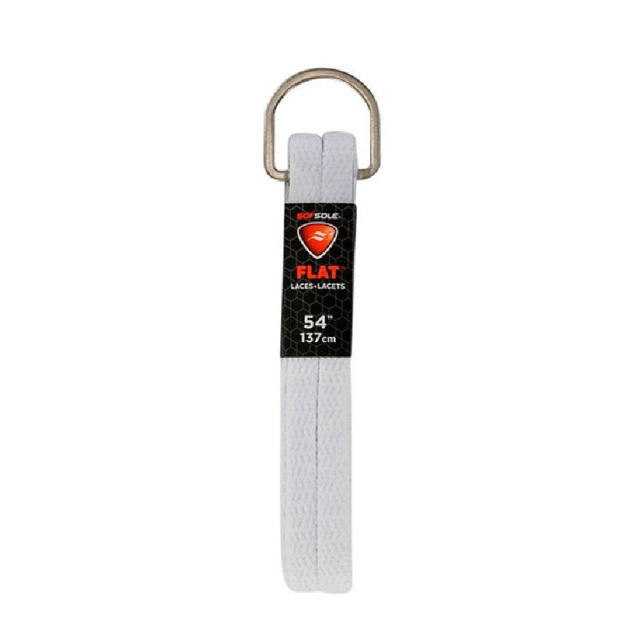 Sof Sole 54" Flat White Shoe Laces