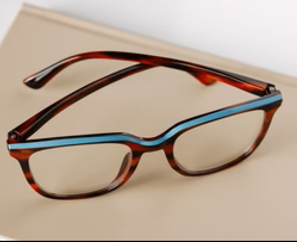Peepers Dante Soft-Square Reading Glasses – Tortoise Horn