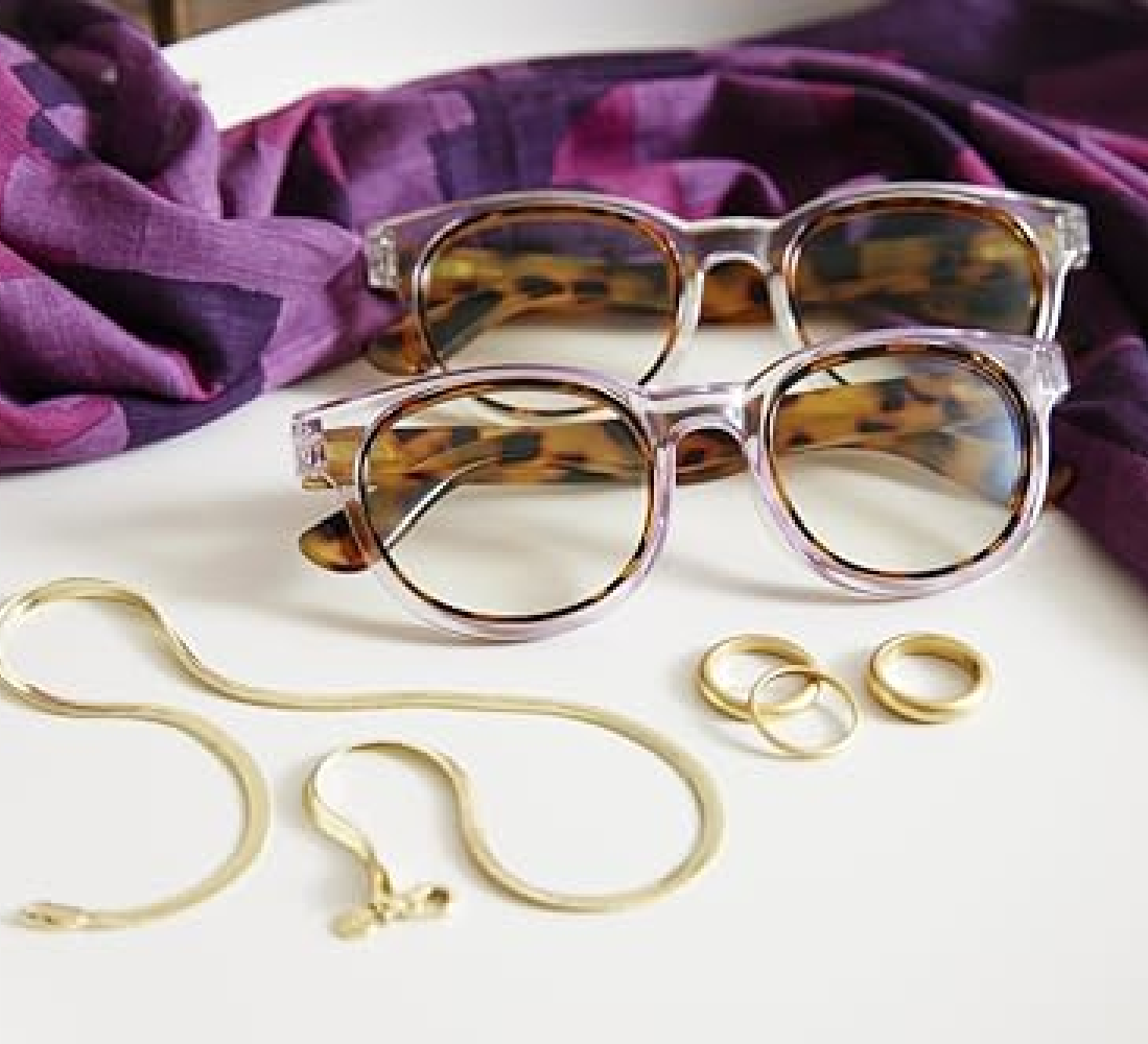 Peepers Olympia Blue‑Light Reading Glasses – Clear Frame with Tokyo Tortoise