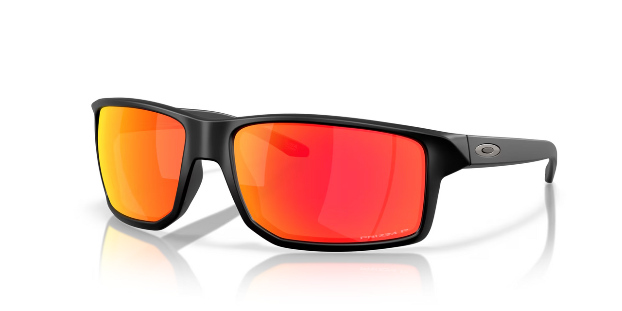 Oakley Gibston XL Sunglasses Matte Black Frame / Prizm Ruby Lenses