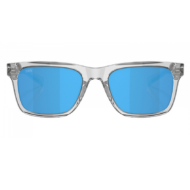 Costa Del Mar Tybee Sunglasses – Shiny Light Gray Crystal/Blue Mirror