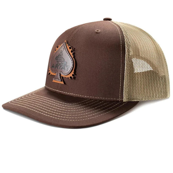 Ariat Men's Spade Patch Brown Cap