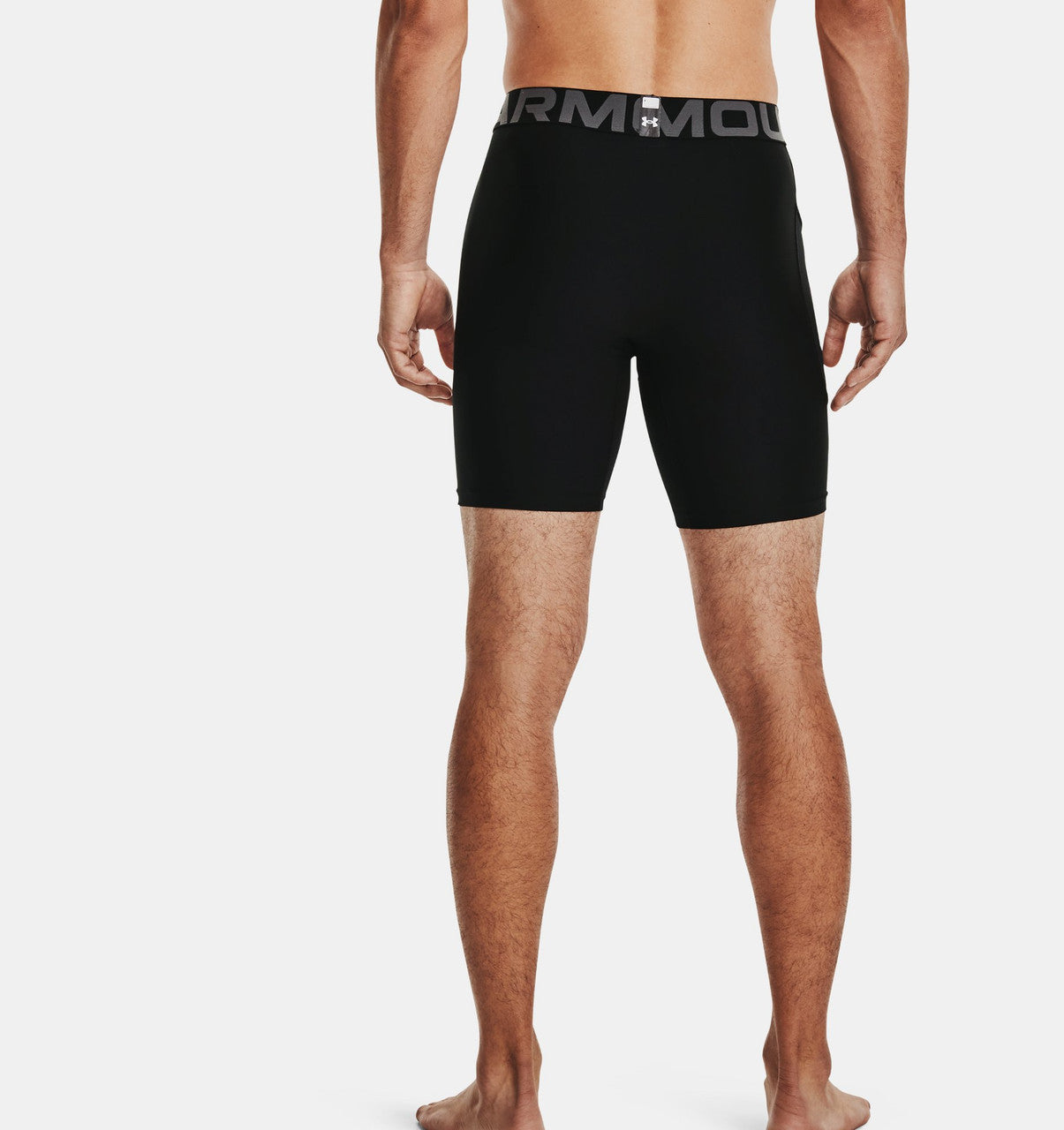 Under Armour HeatGear Compression Shorts-Black/White