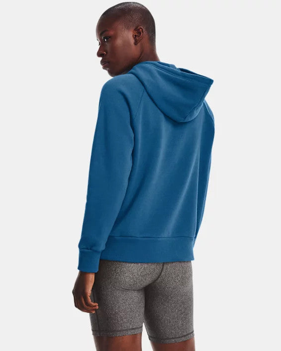 Under Armour Women's UA Rival Fleece Big Logo Hoodie - Varsity Blue
