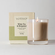 Votivo White Tea & Bergamot 10 oz. Signature Candle