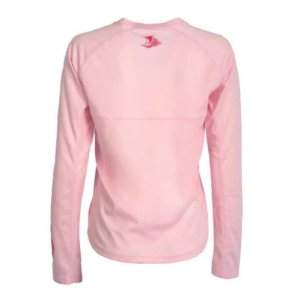 Bimini Bay Cabo II Women's Long Sleeve Shirt Featuring BloodGuard Plus - Pink Blossom