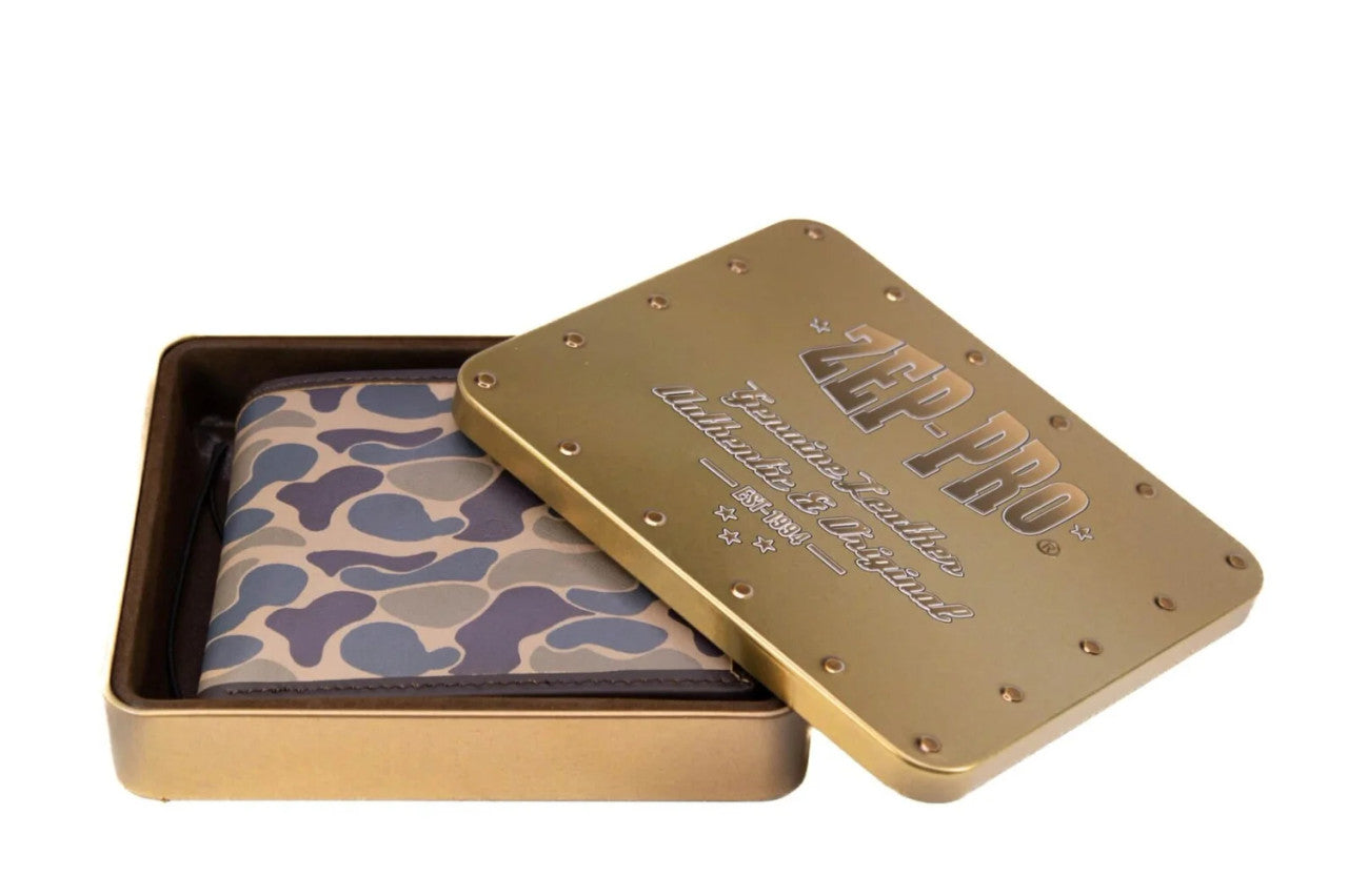 Zep-Pro Old School Camo Passcase Wallet - Turkey