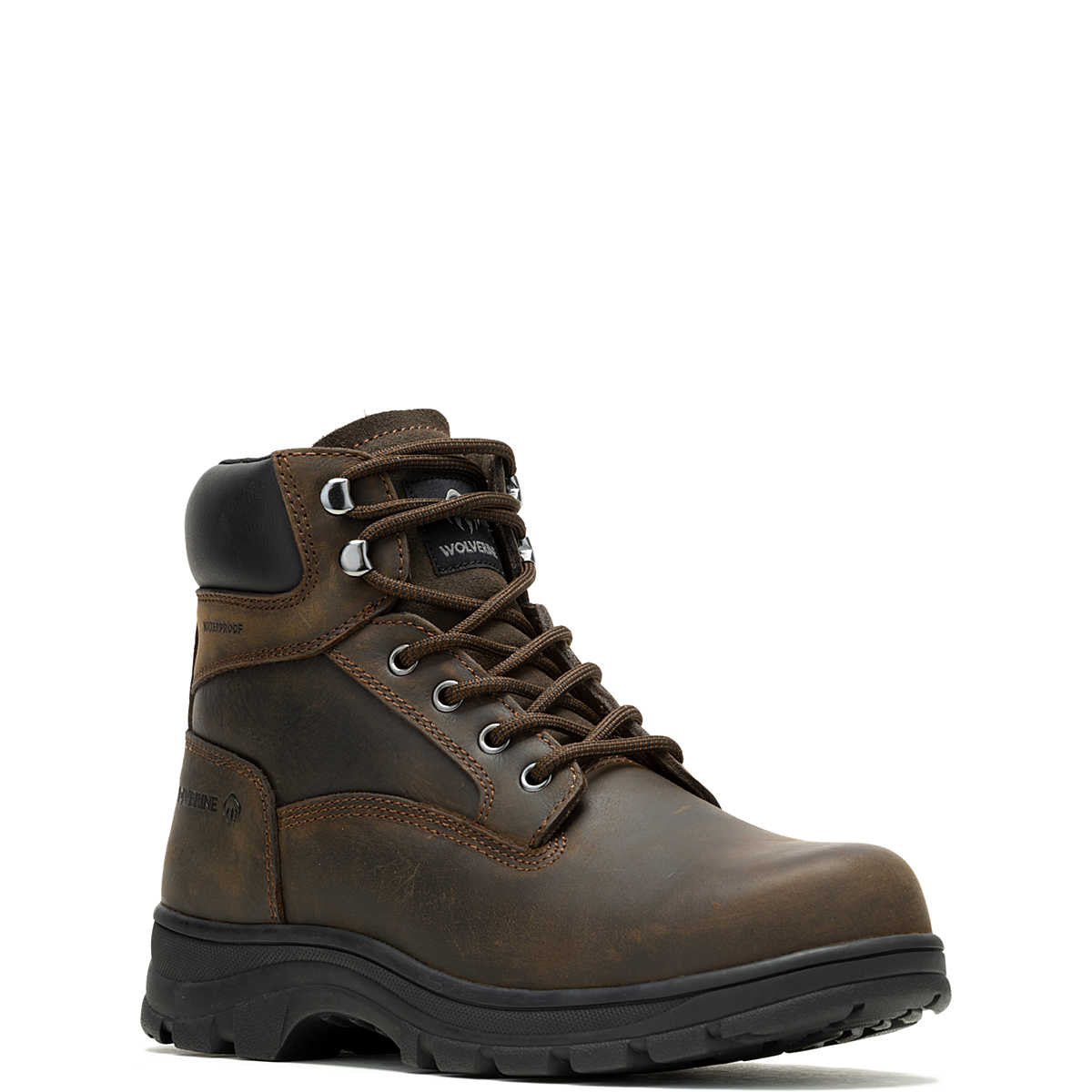Wolverine Men's Carlsbad Waterproof 6" Work Boot - Brown