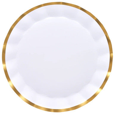 Sophistiplate Everyday White Charger Plates - 8pk