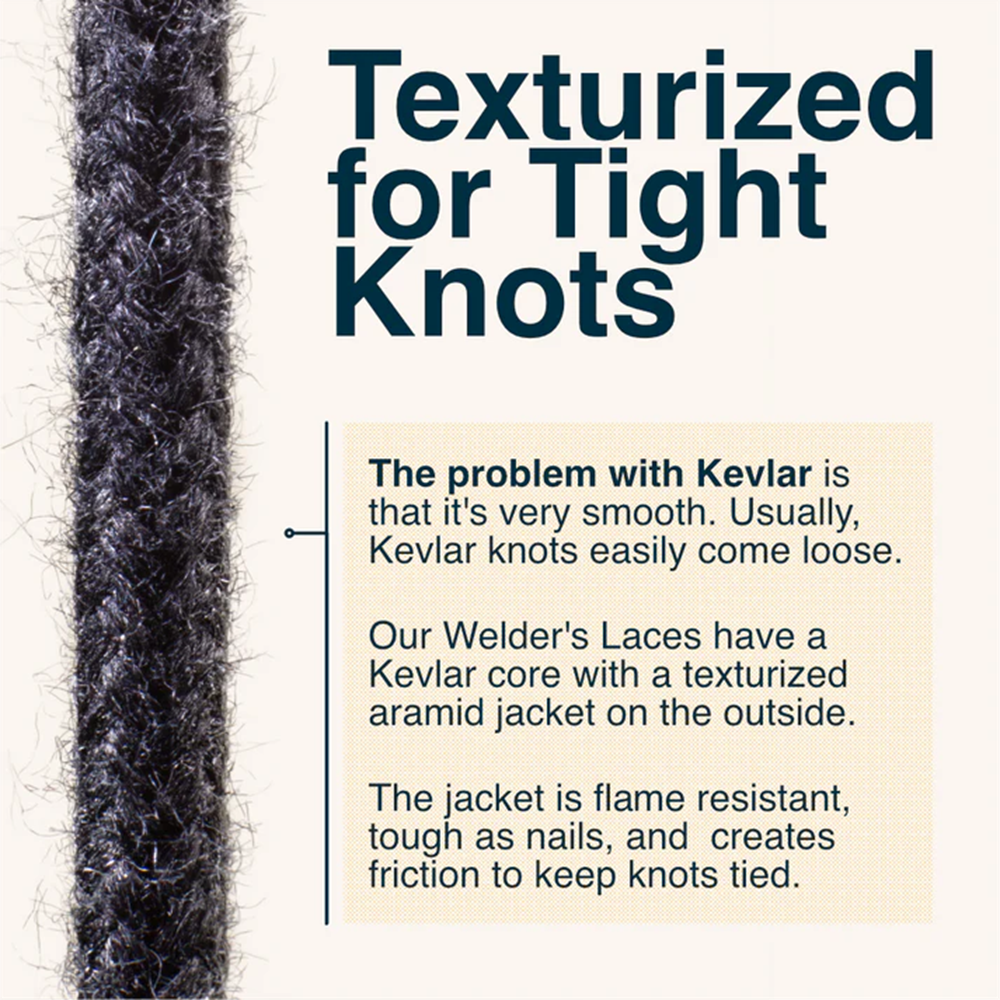Adventure Andy Welder’s Laces – Black