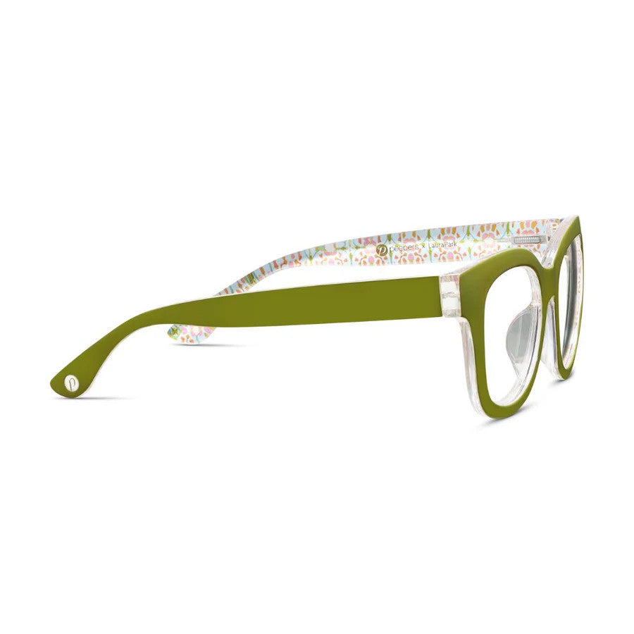 Peepers Center Stage Green Gasparilla Reading Glasses