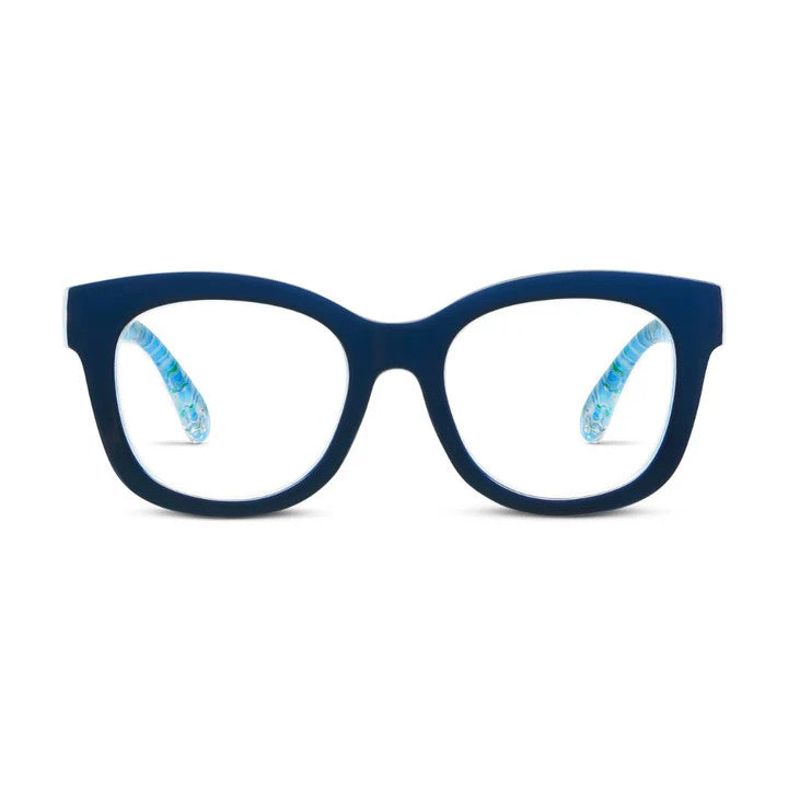 Peepers Center Stage Navy Chalet Charm Reading Glasses