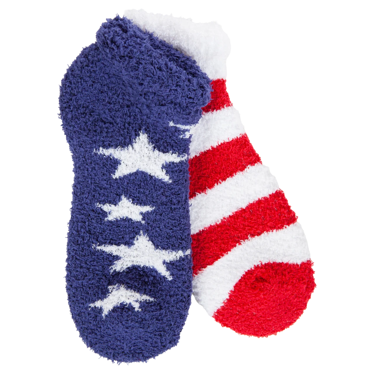 World's Softest Socks Women's Americana Series Low - Red, White & Blue