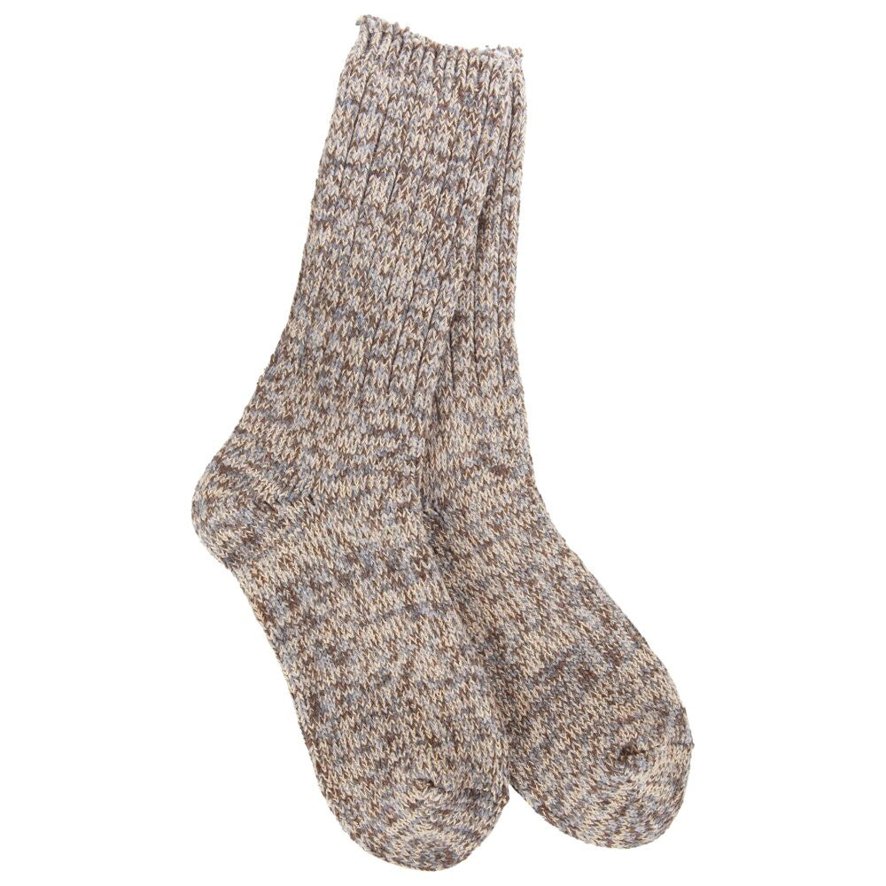 World's Softest Women's Weekend Ragg Crew - Nutty