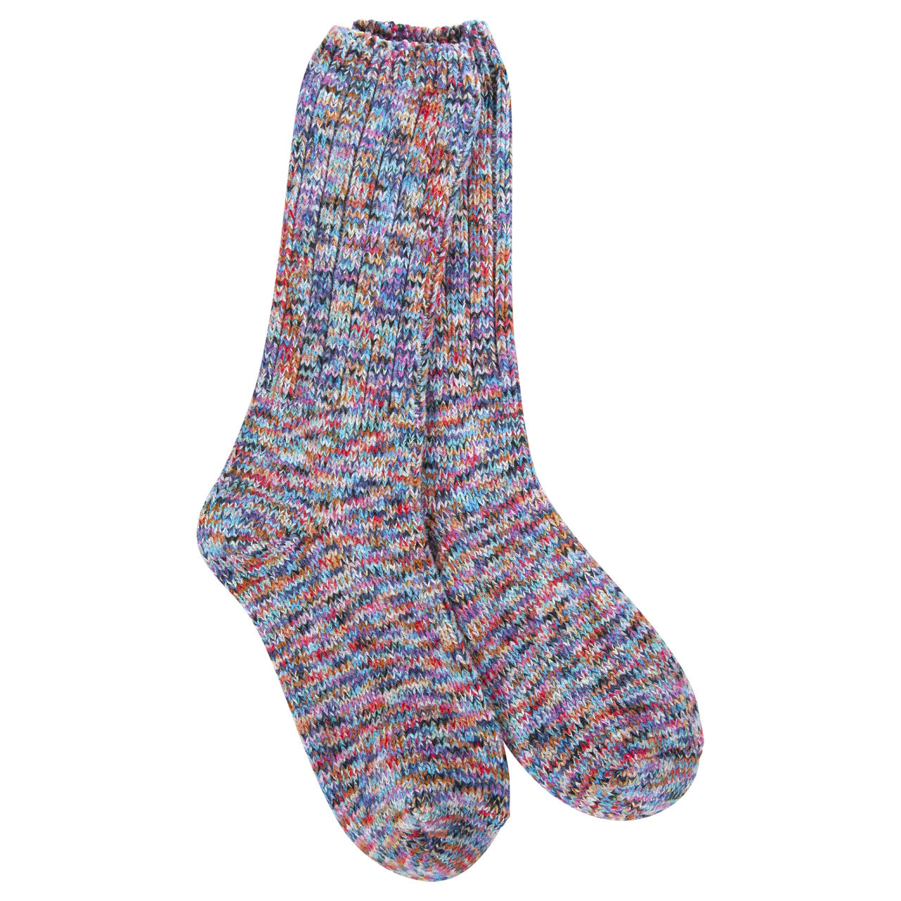 World's Softest Socks Weekend Ragg Crew - Indigo