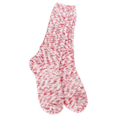 World's Softest Holiday Ragg Crew - Peppermint