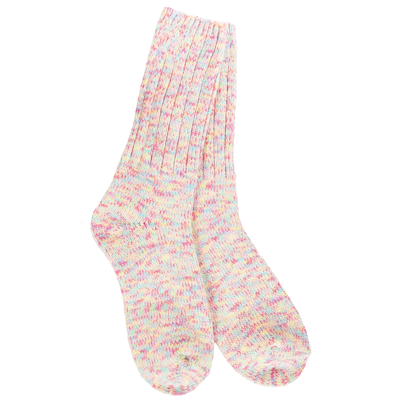 World's Softest Socks Women's Weekend Ragg Crew - Whimsy