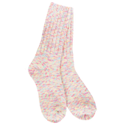 World's Softest Socks Women's Weekend Ragg Crew - Whimsy