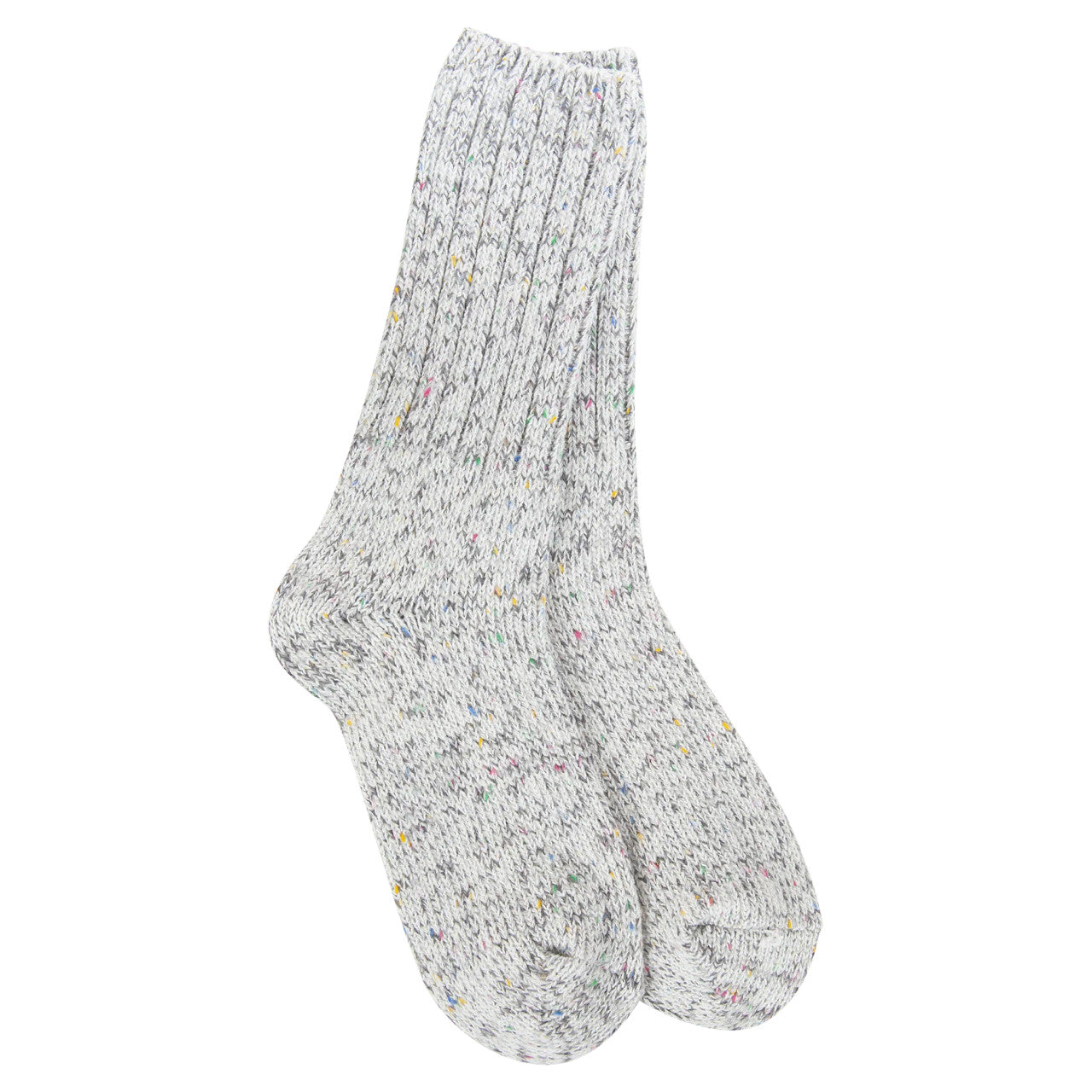 World's Softest Women's Weekend Ragg Crew - Rocky Confetti
