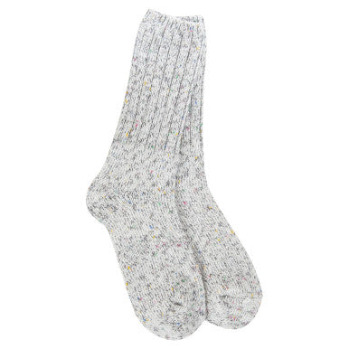 World's Softest Women's Weekend Ragg Crew - Rocky Confetti