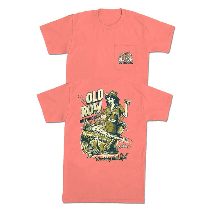 Old Row Men's Working That Rod Tee