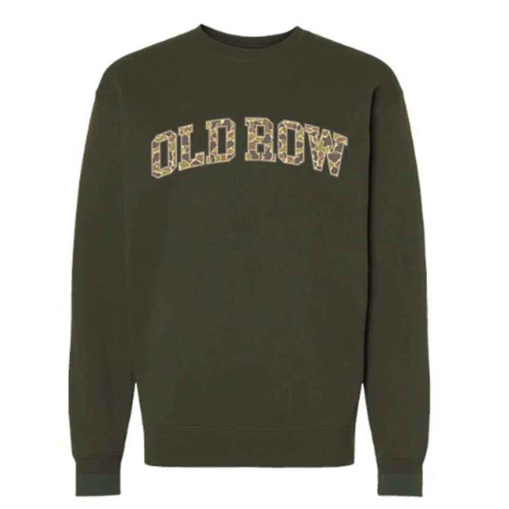 Old Row Camo Arch Crewneck Sweatshirt