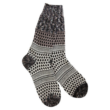 World's Softest Women's Weekend Gallery Textured Crew - Nightfall Multi