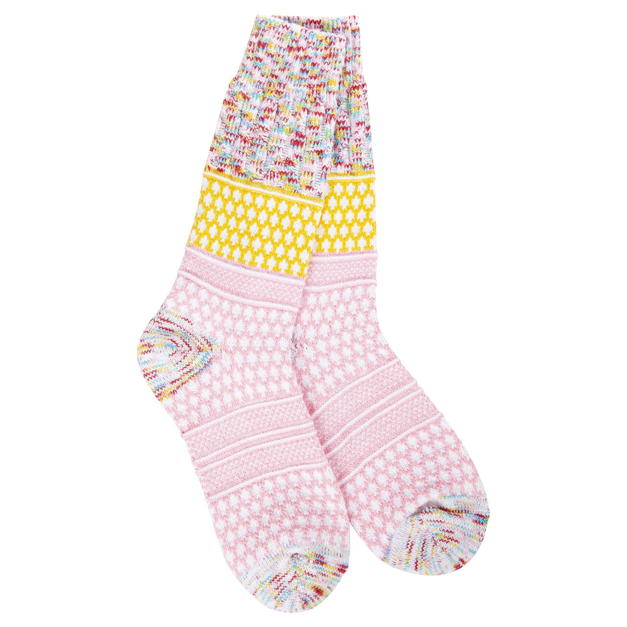 World's Softest Socks Holiday Gallery Textured Crew - Whimsical Multi
