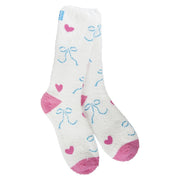 World Famous Women's Cozy Crew - Ballerina Bow