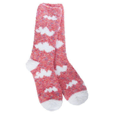 World's Softest Socks Women's Cozy Cloud Crew - Cloud Funfetti Confetti