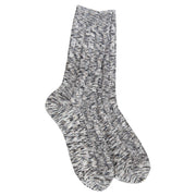 World's Softest Women's Weekend Light Weight Cable Crew - Nightfall Multi